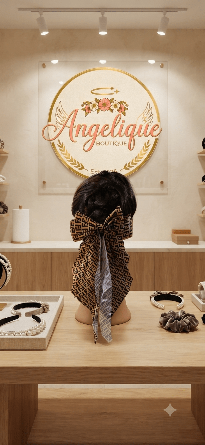 Large Luxury Coquette Hair Bows for Women & Girls - Angelique Boutique