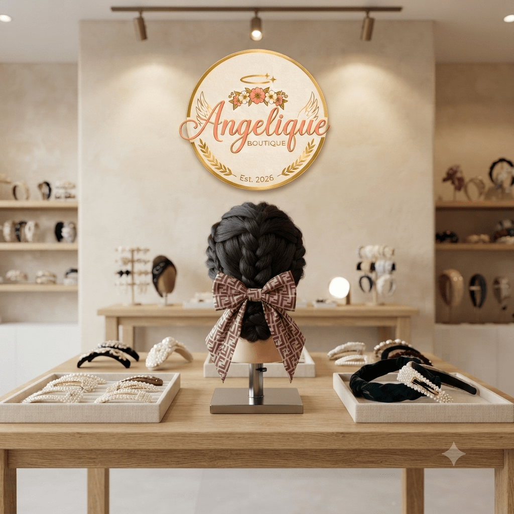 Large Luxury Coquette Hair Bows for Women & Girls - Angelique Boutique