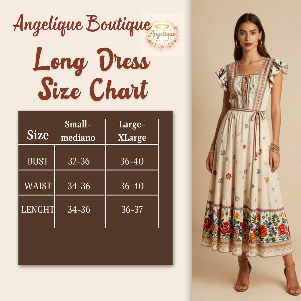 Vestido Largo Floral para Mujer