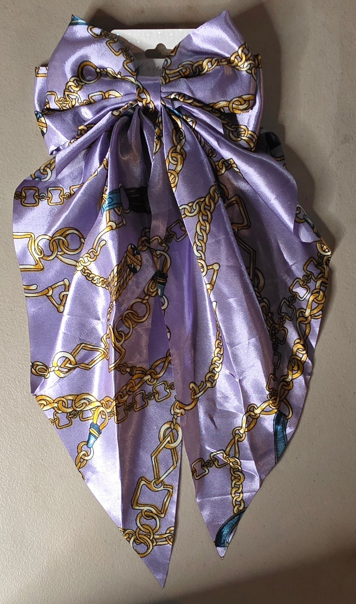 Luxury Print Oversized Coquette Hair Bow - Angelique Boutique