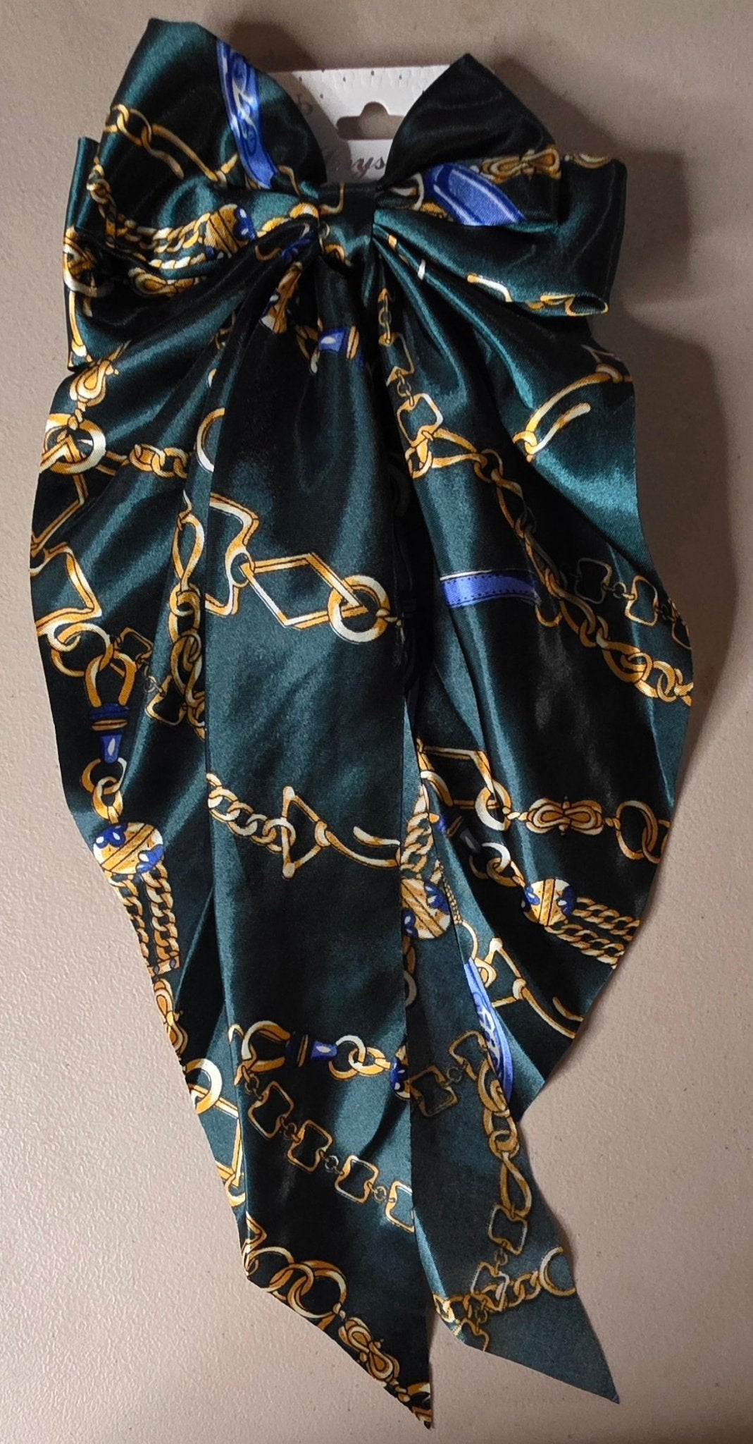 Luxury Print Oversized Coquette Hair Bow - Angelique Boutique