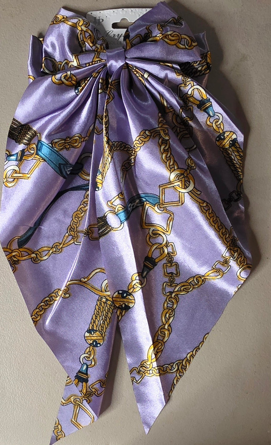 Luxury Print Oversized Coquette Hair Bow - Angelique Boutique
