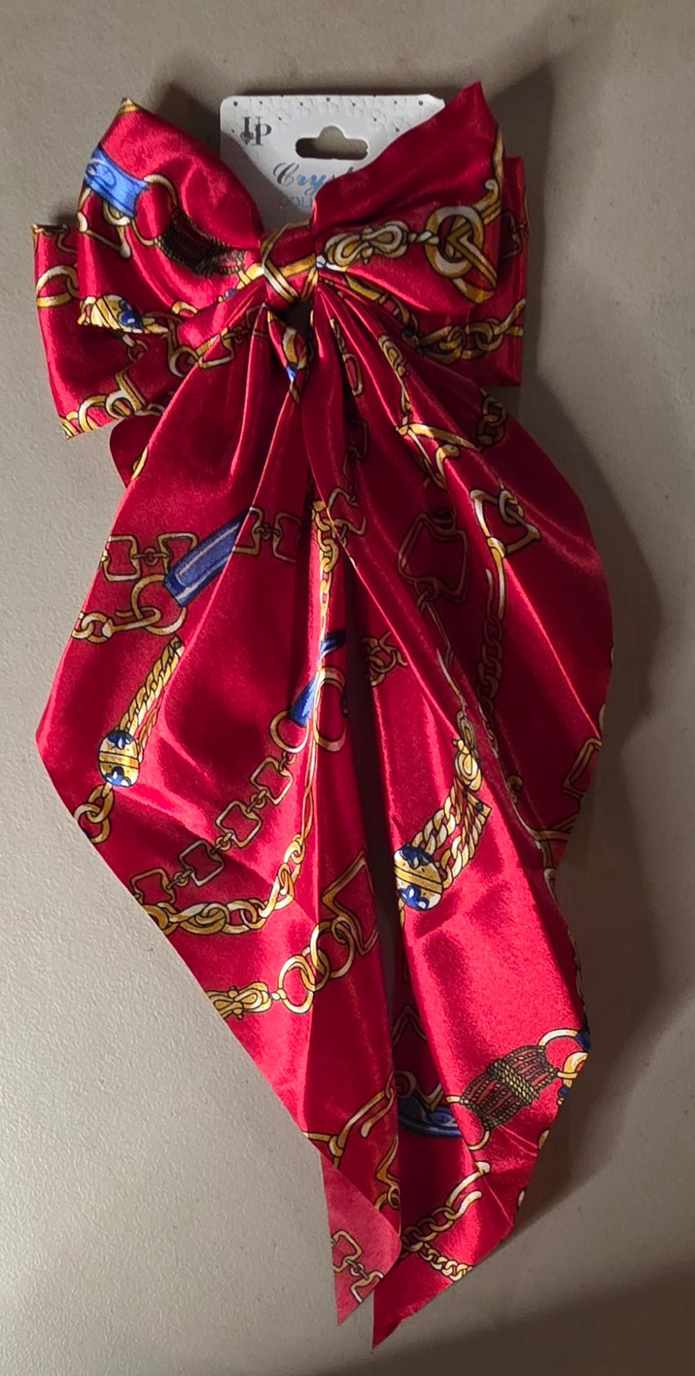 Luxury Print Oversized Coquette Hair Bow - Angelique Boutique