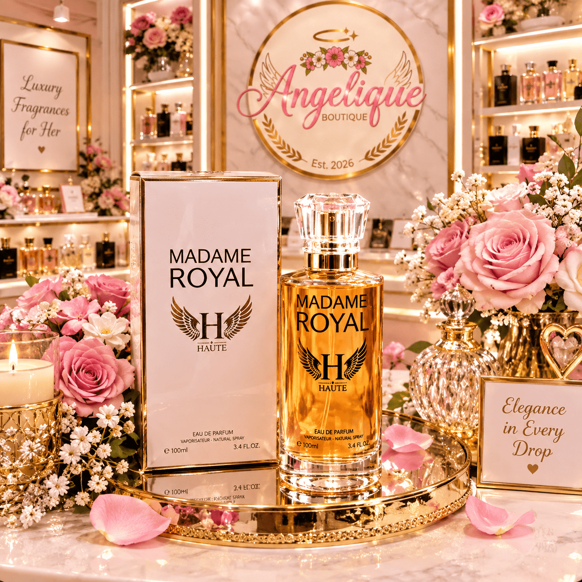 Madame Royal Eau de Parfum for Women | Haute - Angelique Boutique