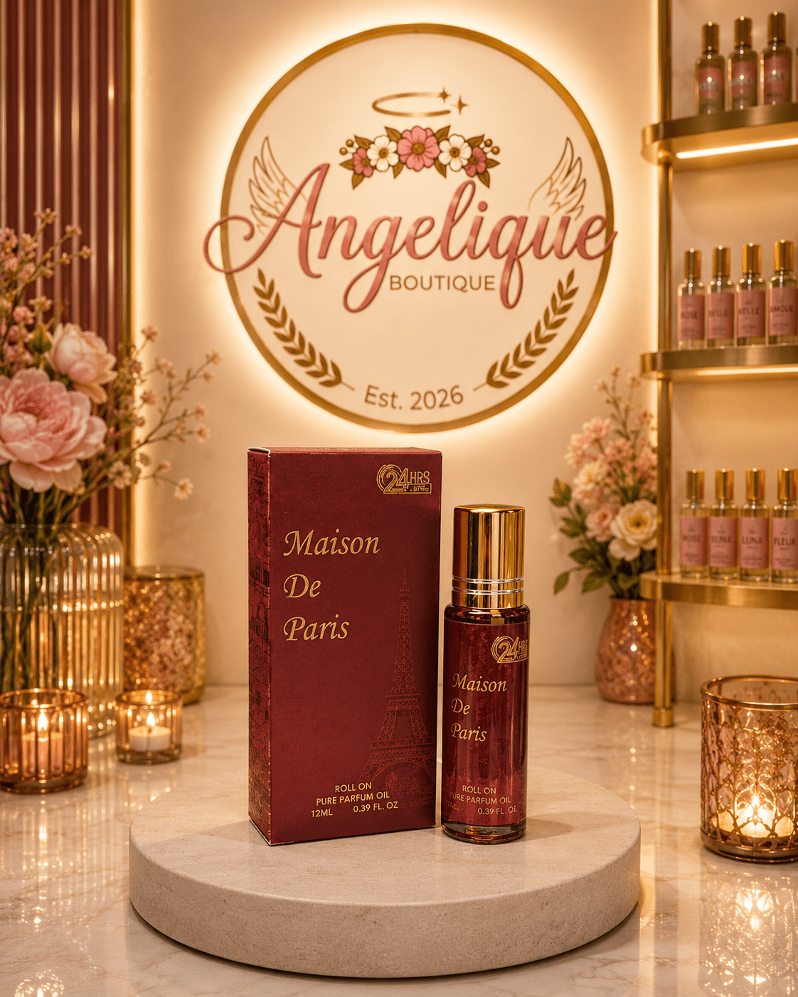 Maison de Paris Concentrated Oil Perfume for Women - Angelique Boutique