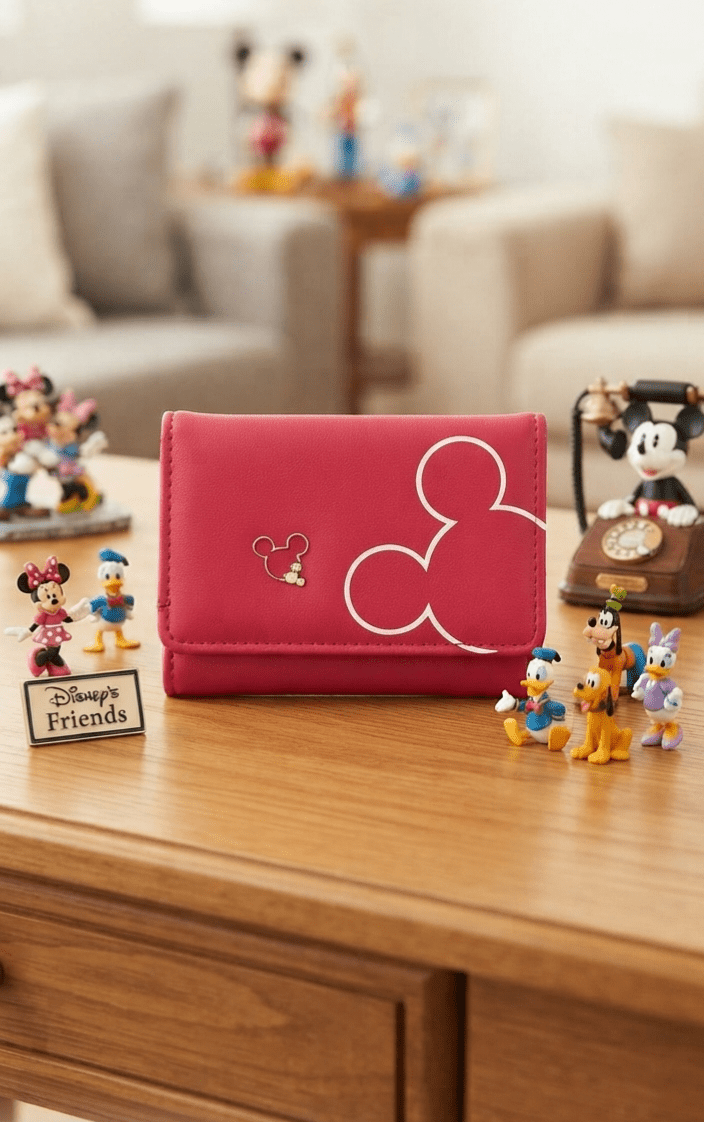 Mickey Mouse Inspired Wallet – Spacious & Fun - Angelique Boutique