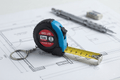 Mini Measuring Tape Keychain – Functional 1m Key Ring - Angelique Boutique