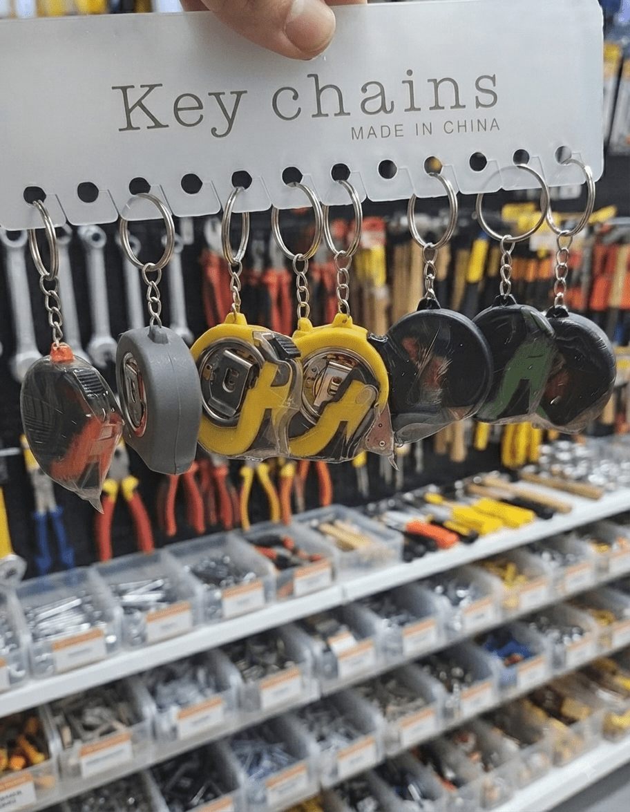 Mini Measuring Tape Keychain – Functional 1m Key Ring - Angelique Boutique