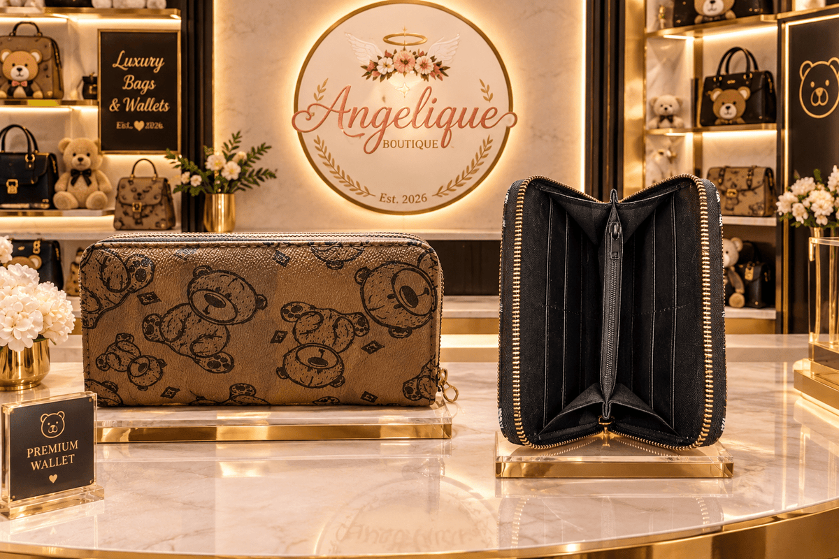 Moschino-Inspired Women's Wallet | Four Colors - Angelique Boutique
