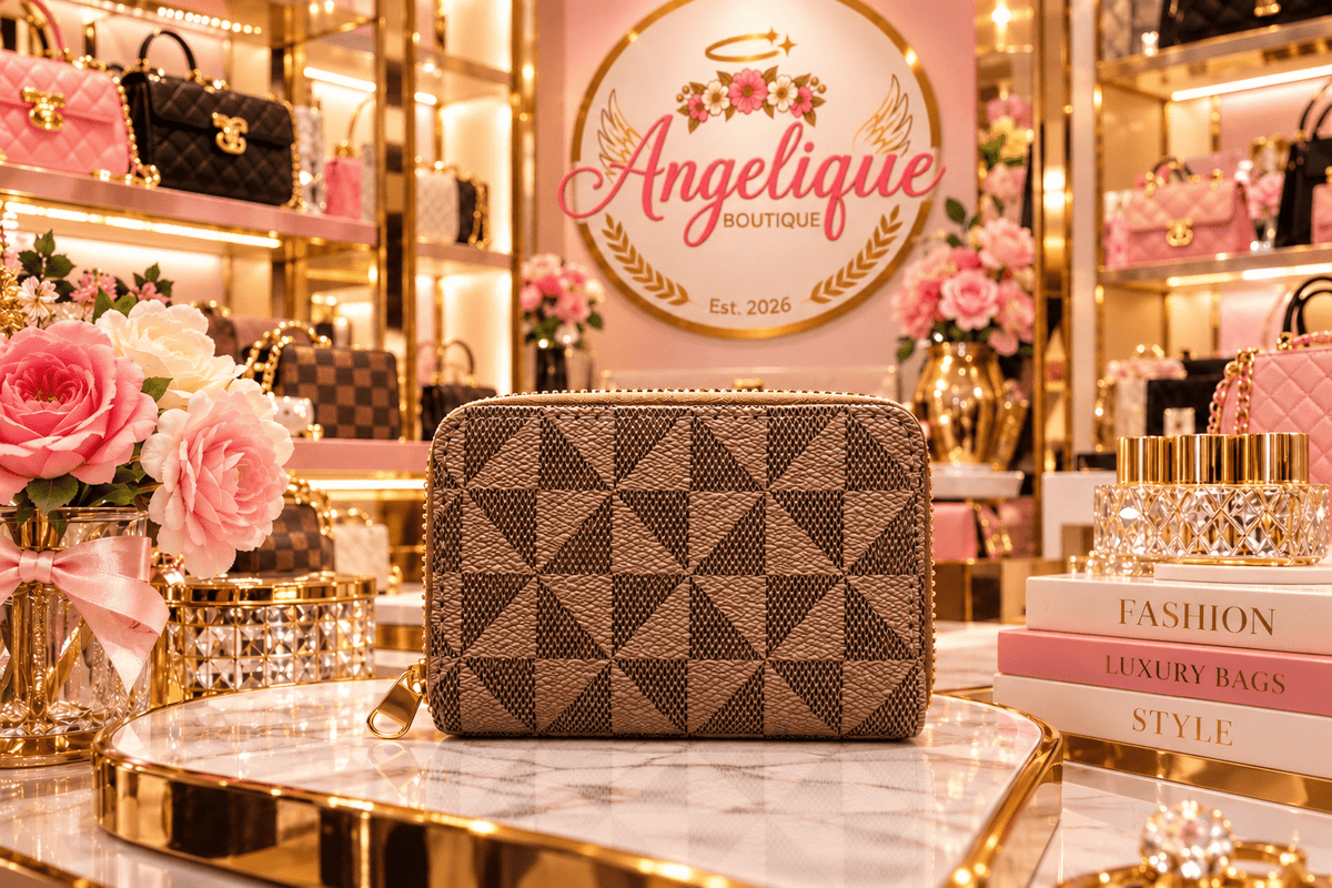 Multi-Compartment Lightweight Mini Wallet - Angelique Boutique