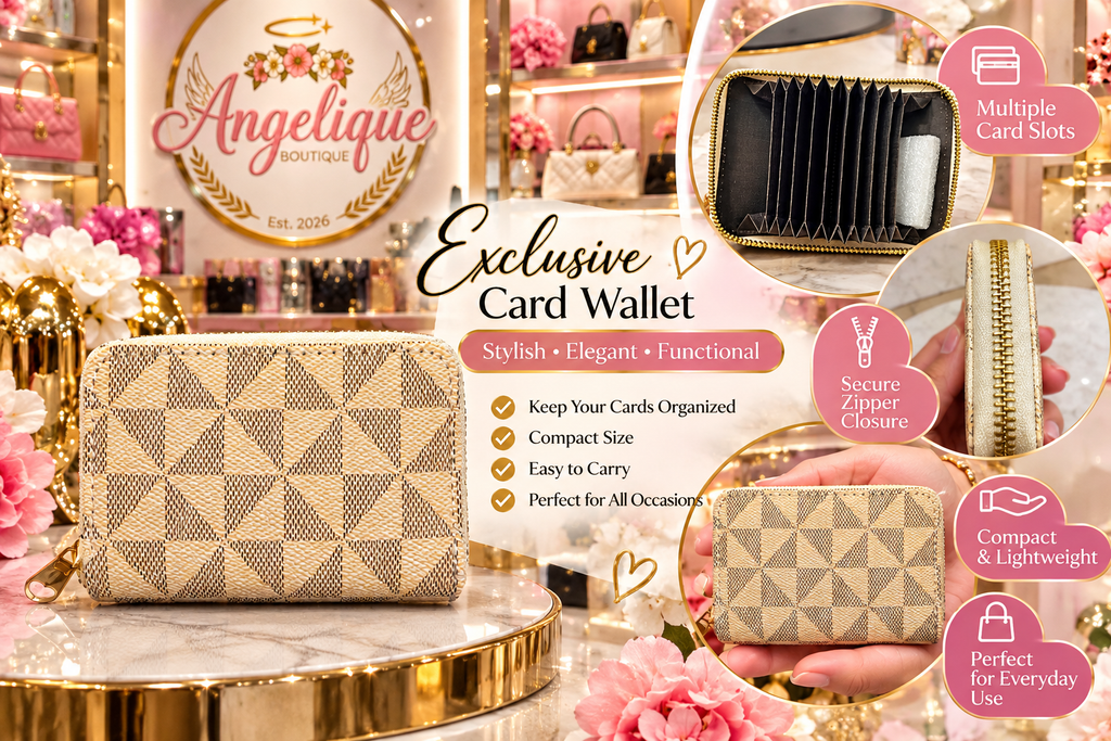 Multi-Compartment Lightweight Mini Wallet - Angelique Boutique