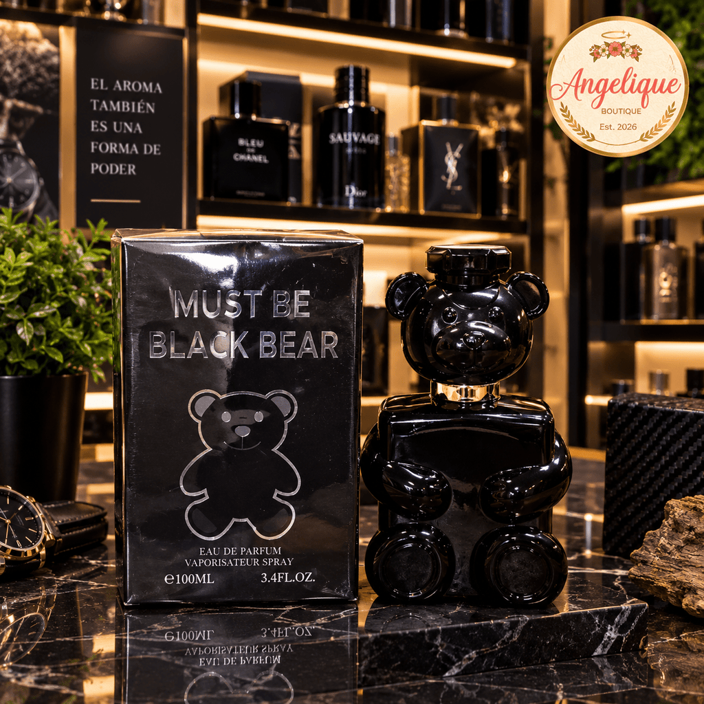 Must Be Black Bear Eau de Parfum for Men 100 ml | Woody Spicy - Angelique Boutique