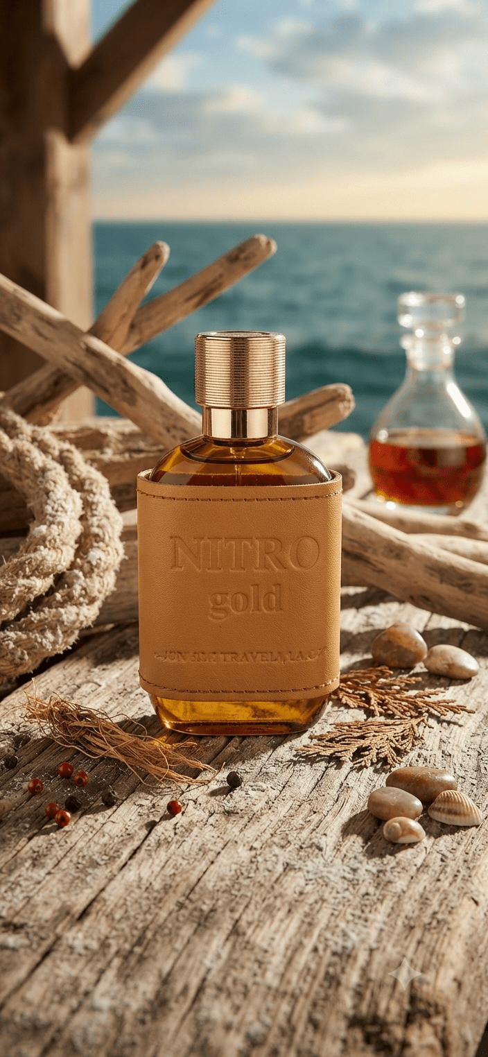 Nitro Gold Eau de Parfum | Unisex Oriental Woody Scent - Angelique Boutique