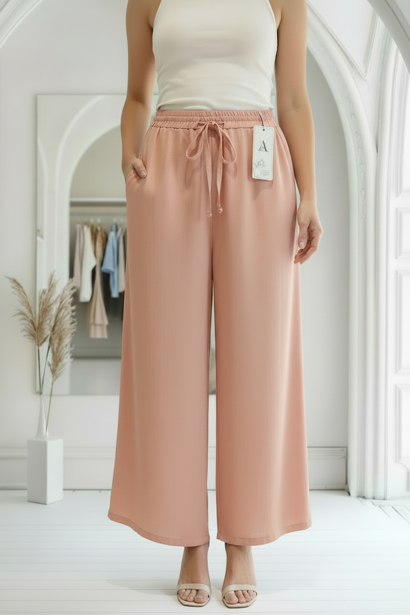 Pantalón Palazzo Largo 🌸 | Suave y Elegante | Tallas P-M y G-XG