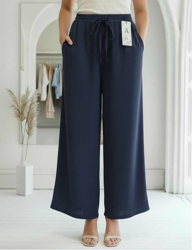 Pantalón Palazzo Largo 🌸 | Suave y Elegante | Tallas P-M y G-XG