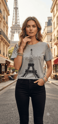 Paris Blouse with Shoulder Details & Stone Accents - Angelique Boutique