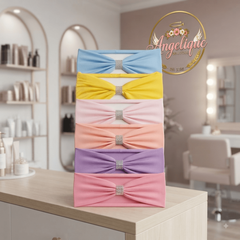 Pastel & Vibrant Hair Bandanas for Women – 10 Colors - Angelique Boutique