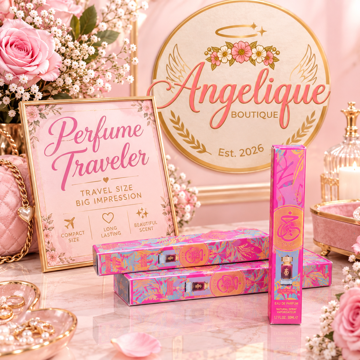 Pear & Whipped Cream Travel Perfume for Women 35 ml - Angelique Boutique