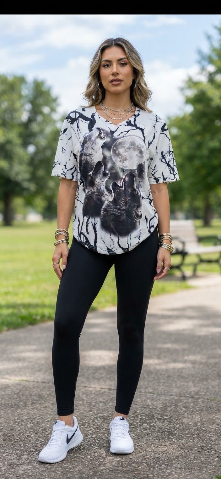 Plus Size Printed Blouse – Women's Lightweight Fashion Top - Angelique Boutique