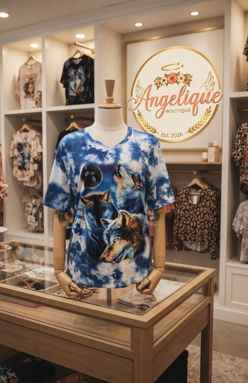 Plus Size Printed Blouse – Women's Lightweight Fashion Top - Angelique Boutique