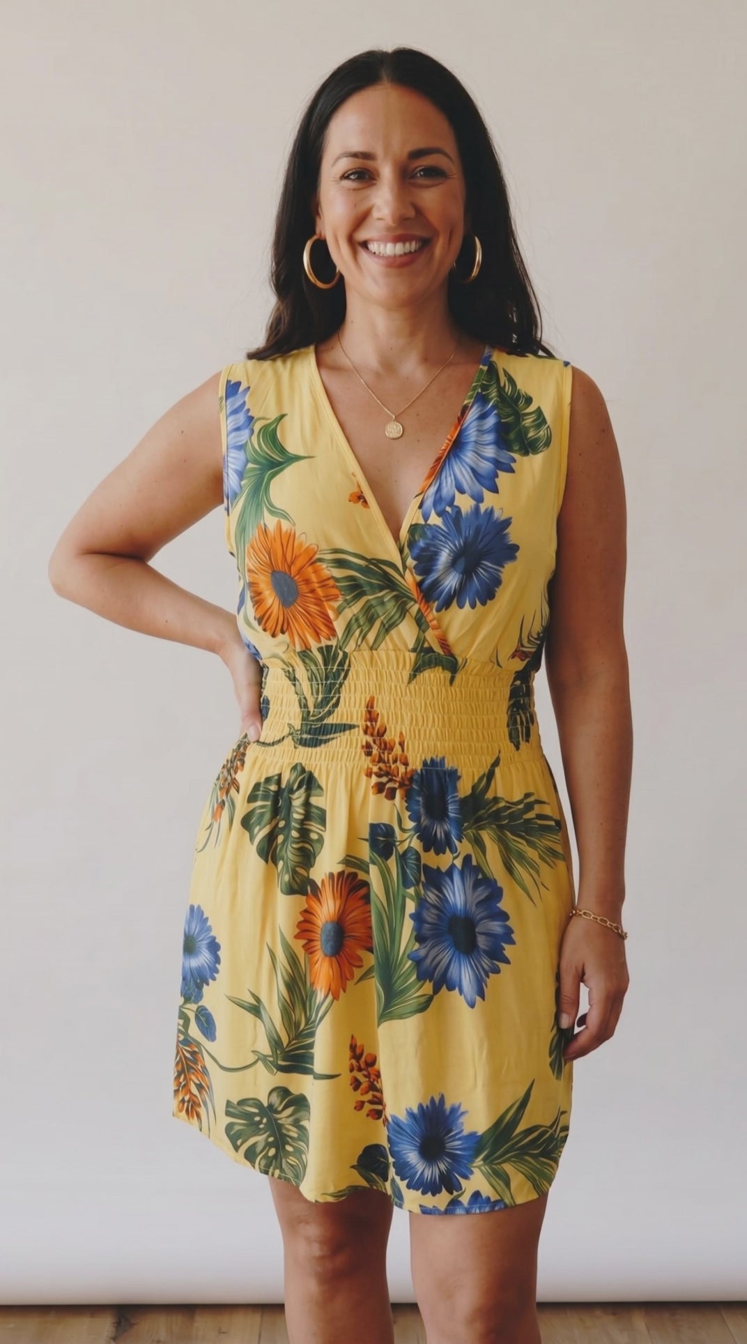 Vestido Corto Floral