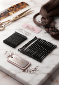 Professional Bobby Hair Pins Set 150 Pcs – Small & Large - Angelique Boutique