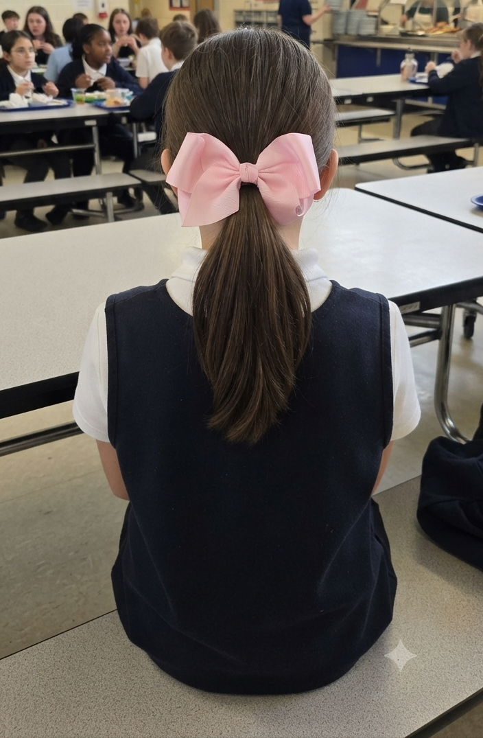 Large Grosgrain Hair Bow for Girls & Women