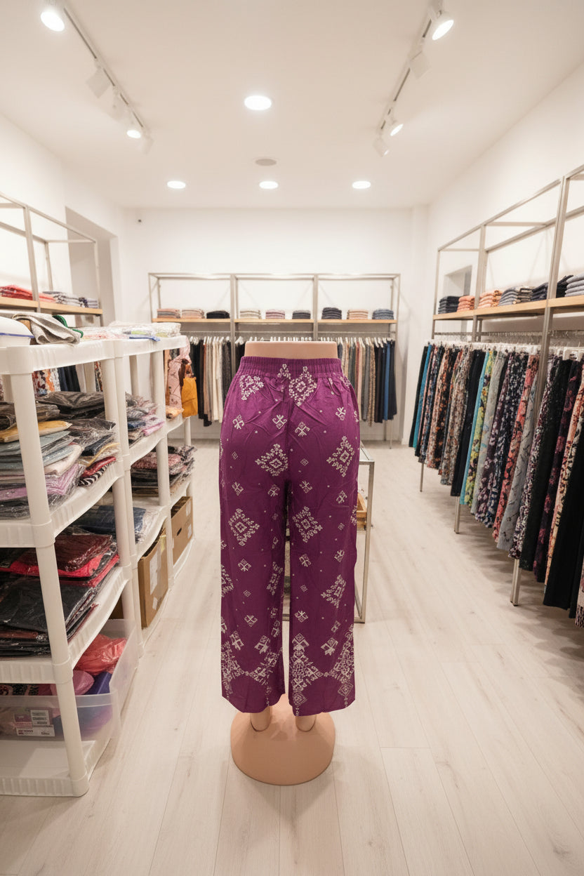 Pantalón Palazzo Fluido