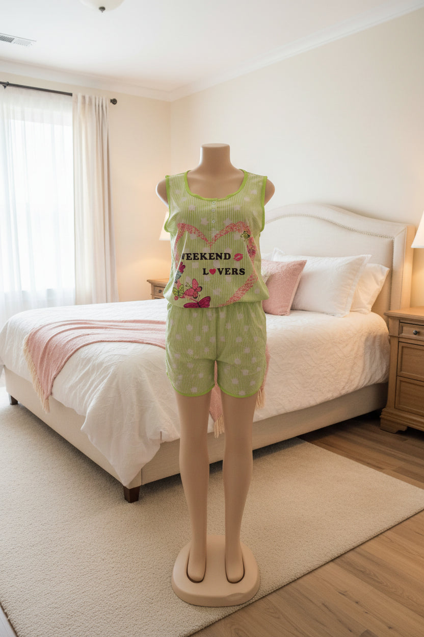 Pijama de Dos Piezas | Diferentes Estampados y Colores 🌸