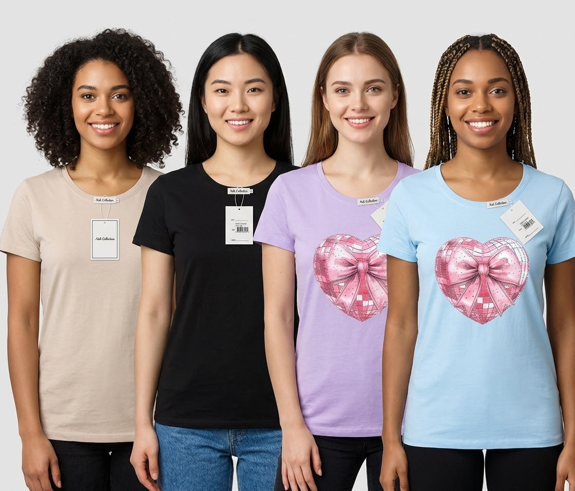 Women's Linked Heart Blouse | Cotton Blend