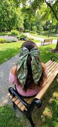Big Coquette Hair Bow – Butterfly Print & Glitter