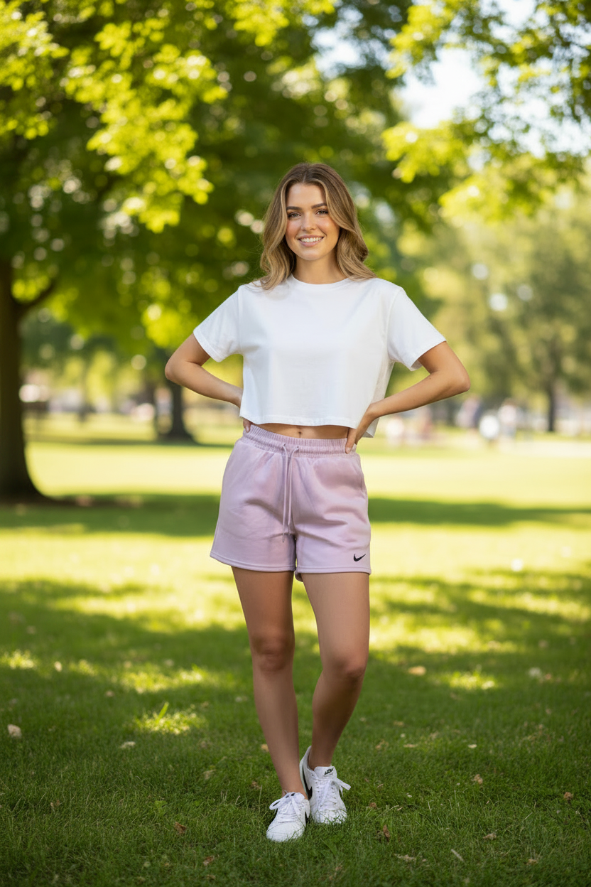 Pantalón Corto con Bolsillos Elastico y Cinta Ajustable