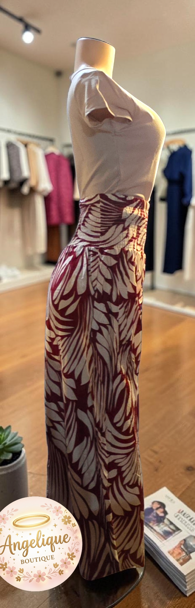 Pantaloneta Palazzo con Estampado Floral 🌸 | Fluida y Elegante