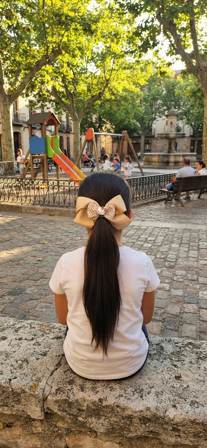 Hello Kitty & Friends Glitter Satin Hair Bow for Girls