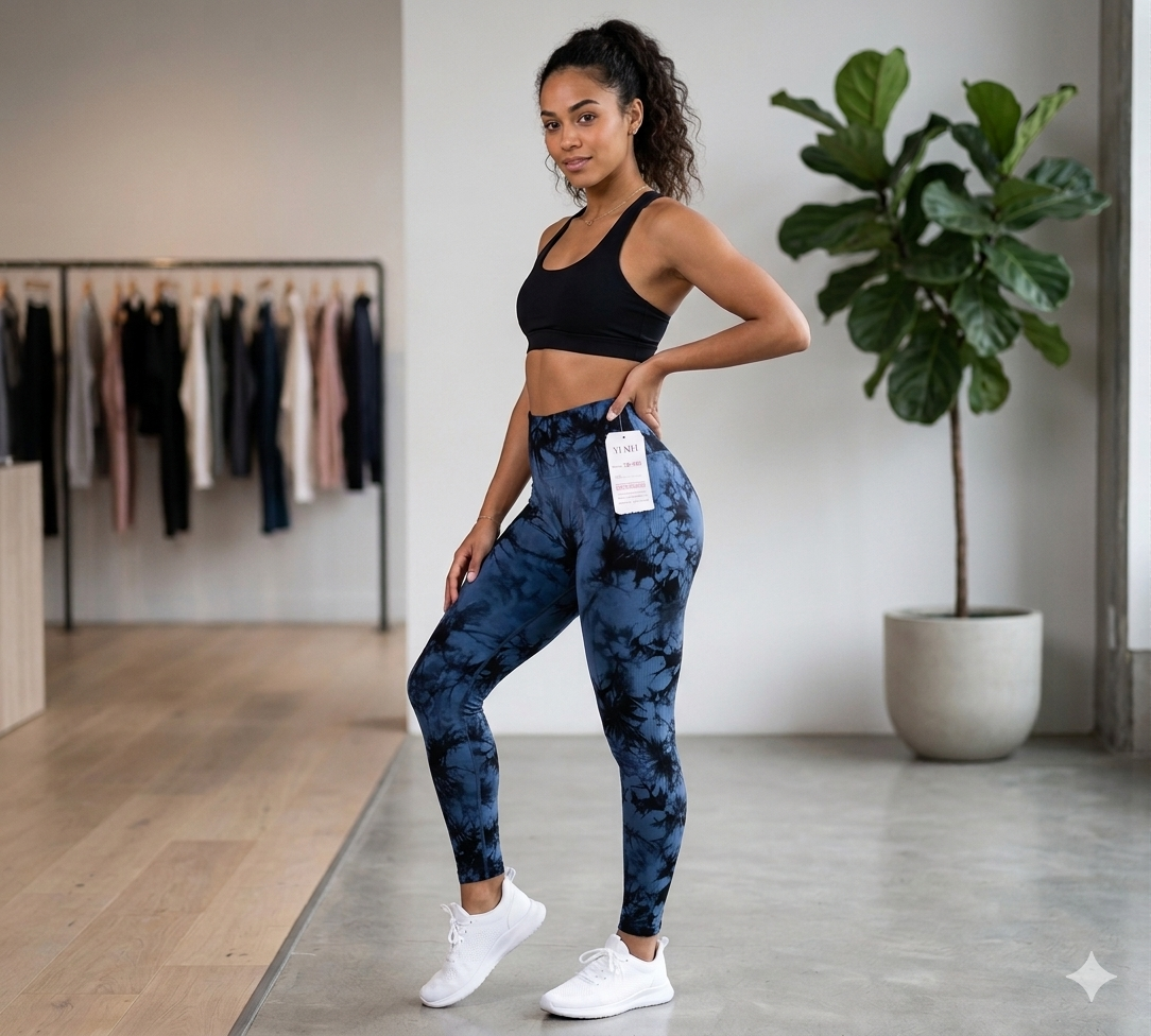 Leggings de Alta Compresión Doble Tono