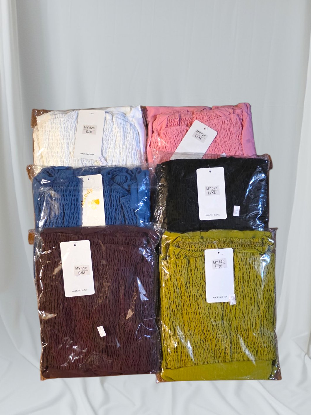 Set de Falda de Dos Piezas con Elástico Ancho en la Cintura | S/M y L/XL