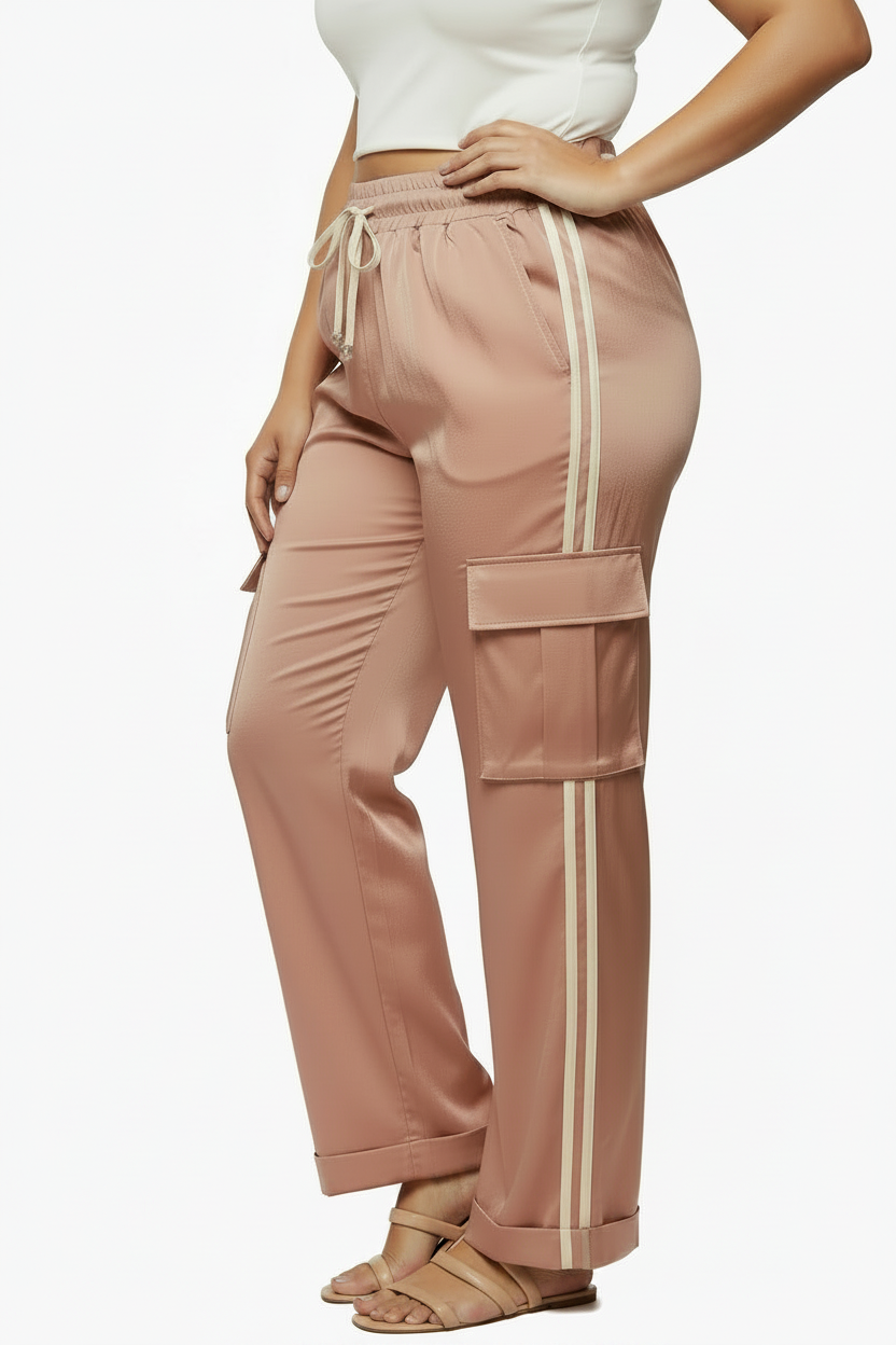 Pantalón Cargo Largo 🧳 | Cintura Elástica | Talla P-M