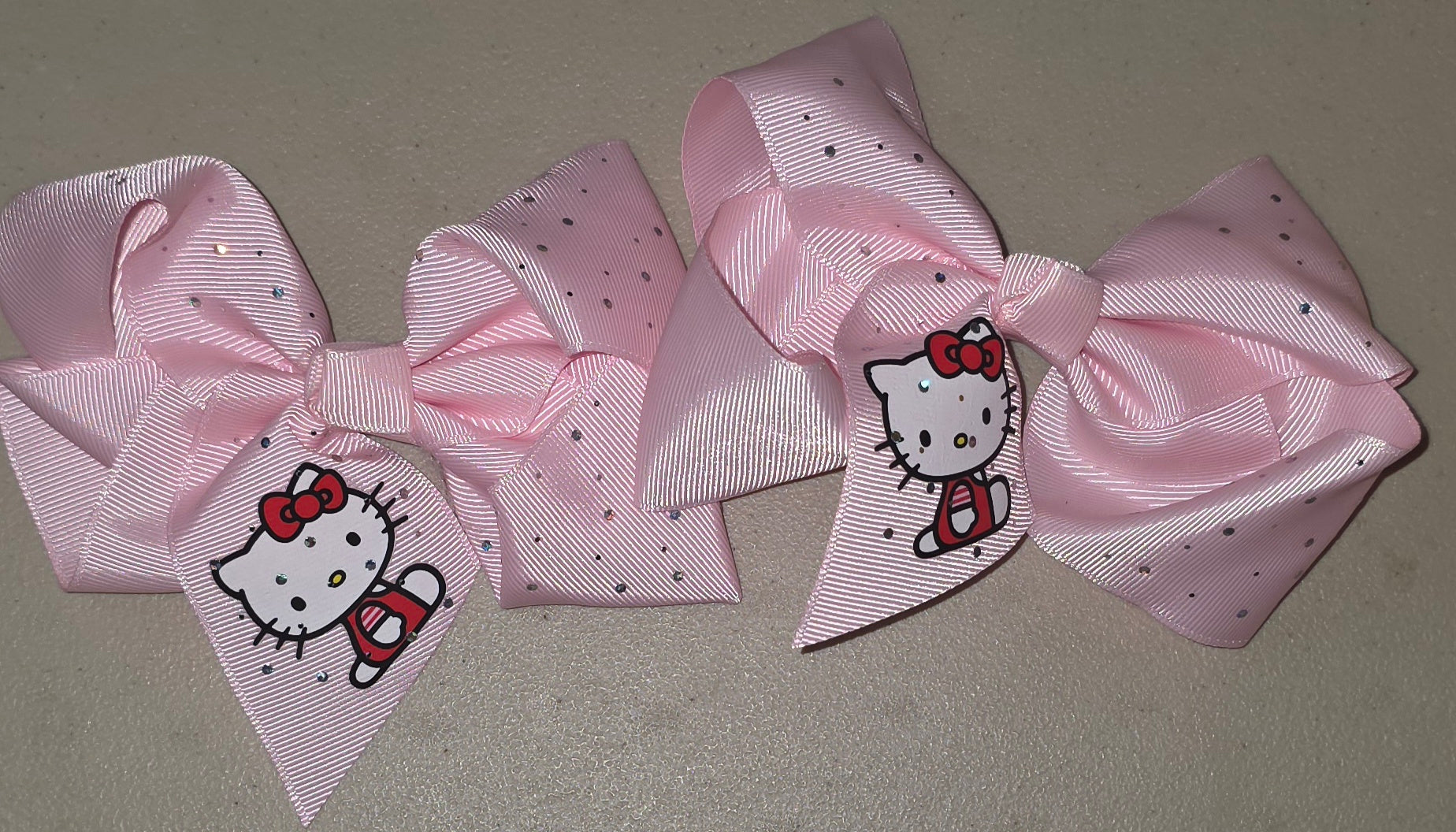 Hello Kitty Big Glitter Hair Bow for Girls