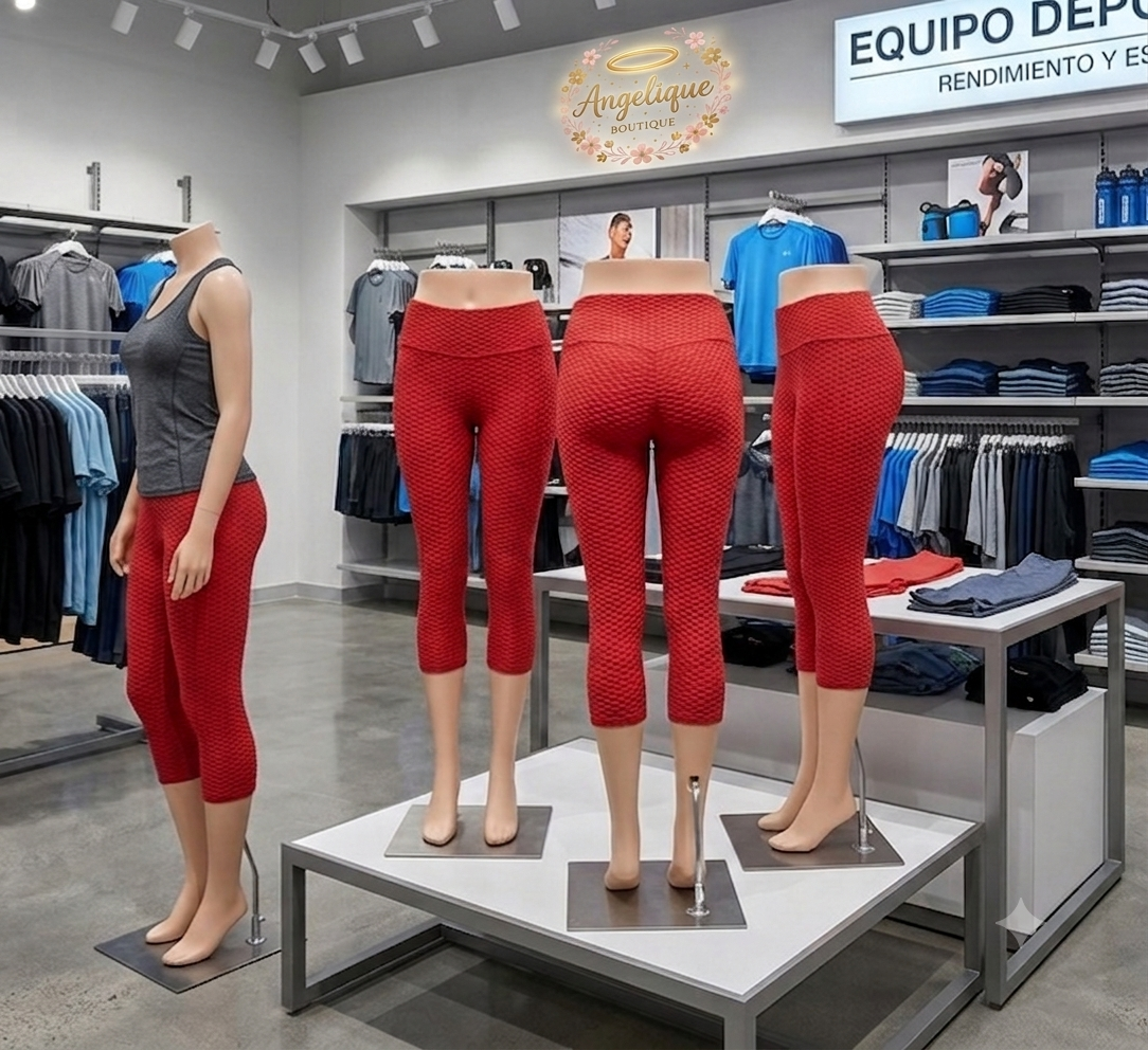 Leggins capri color entero