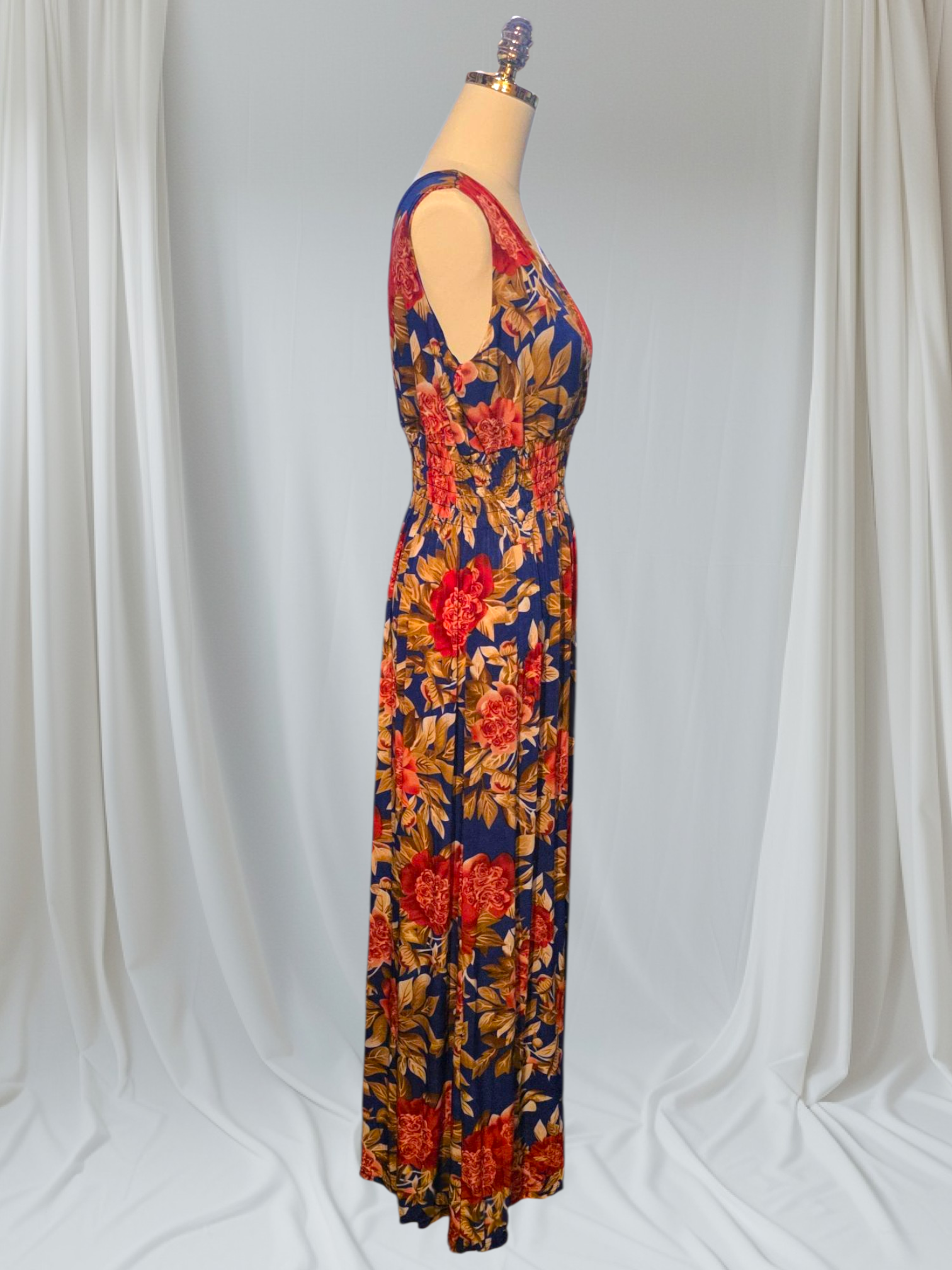 Vestido Floral Plus Size – Elegante y Cómodo | 2XL