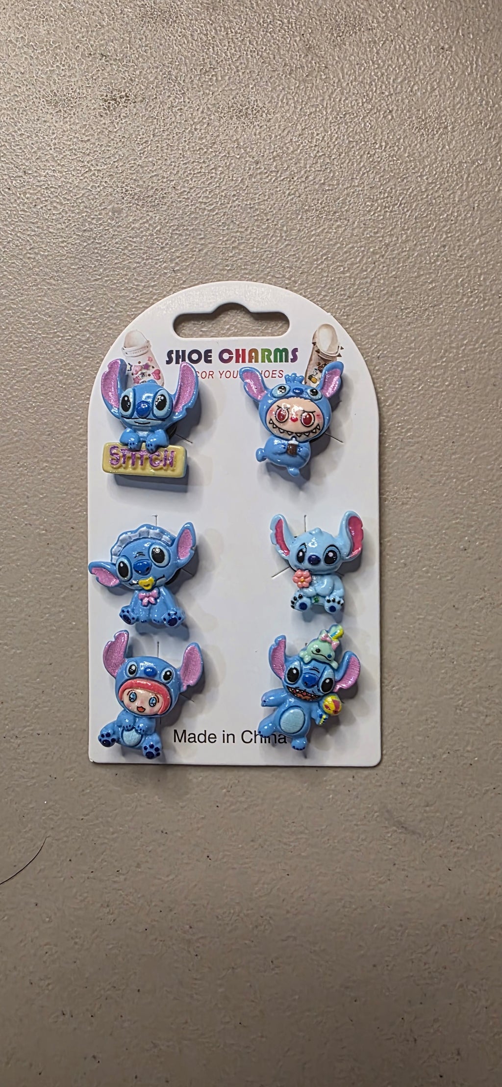 Cartoon Character Shoe Charms Pack of 6