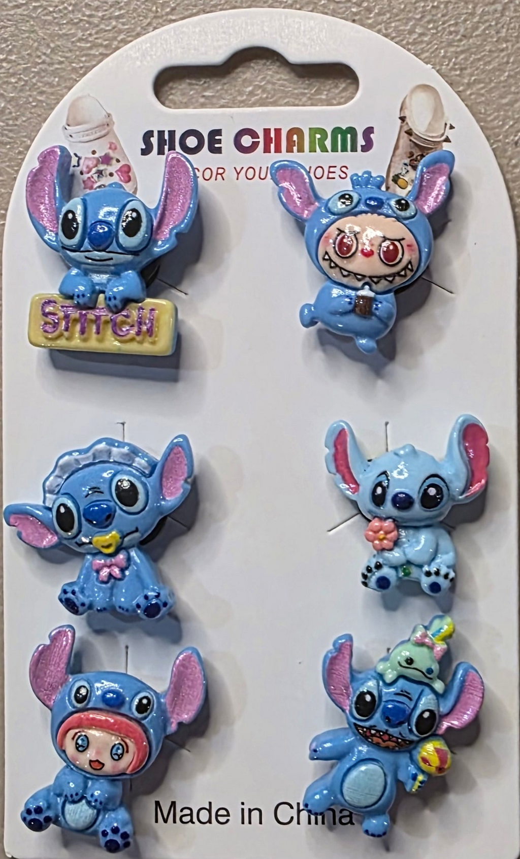 Cartoon Character Shoe Charms Pack of 6