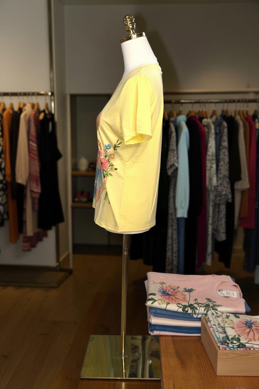Blusa de Chica con Sombrero | Pedrería y Brillo que No Se Cae