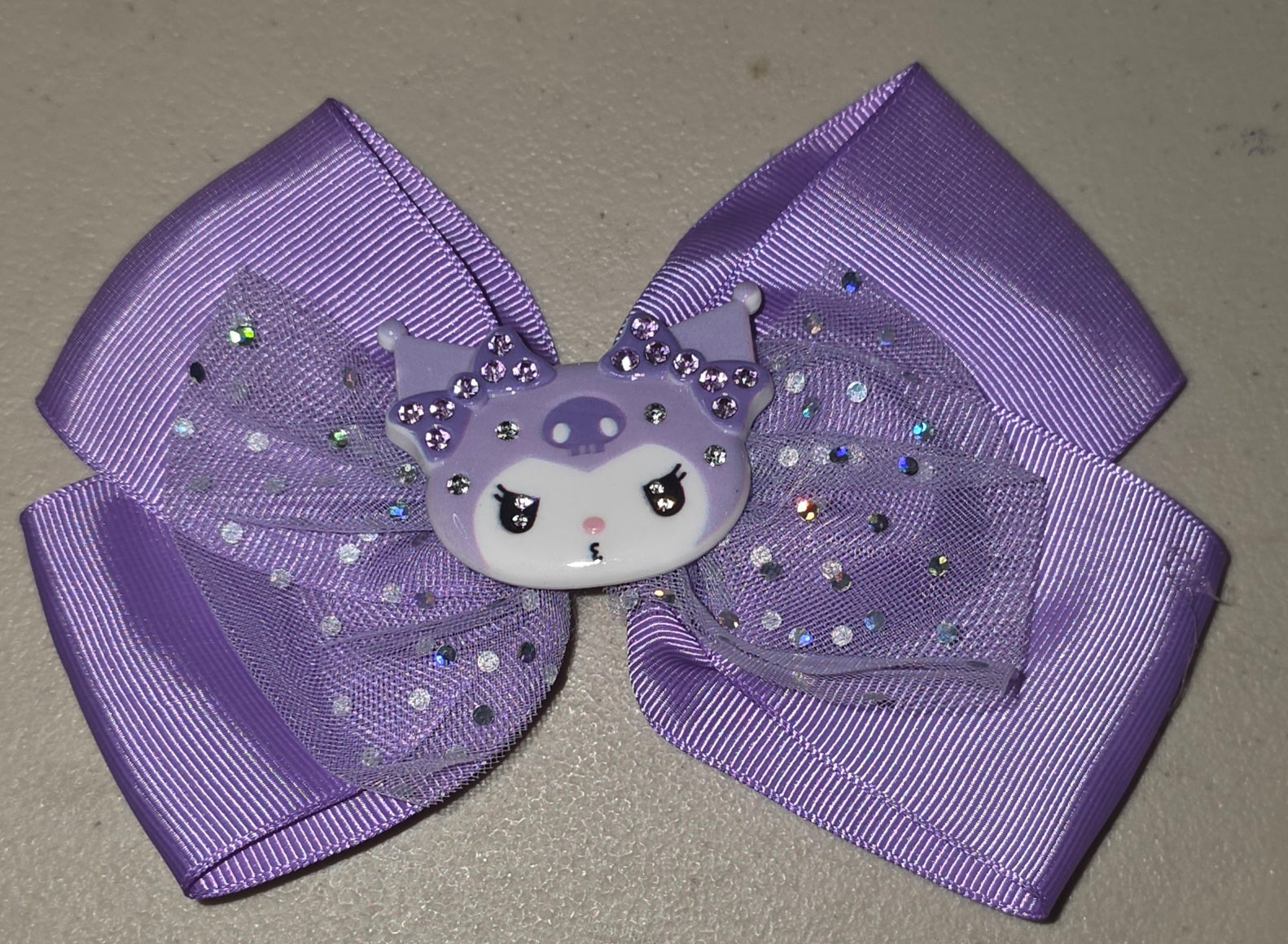 Hello Kitty & Friends Glitter Satin Hair Bow for Girls