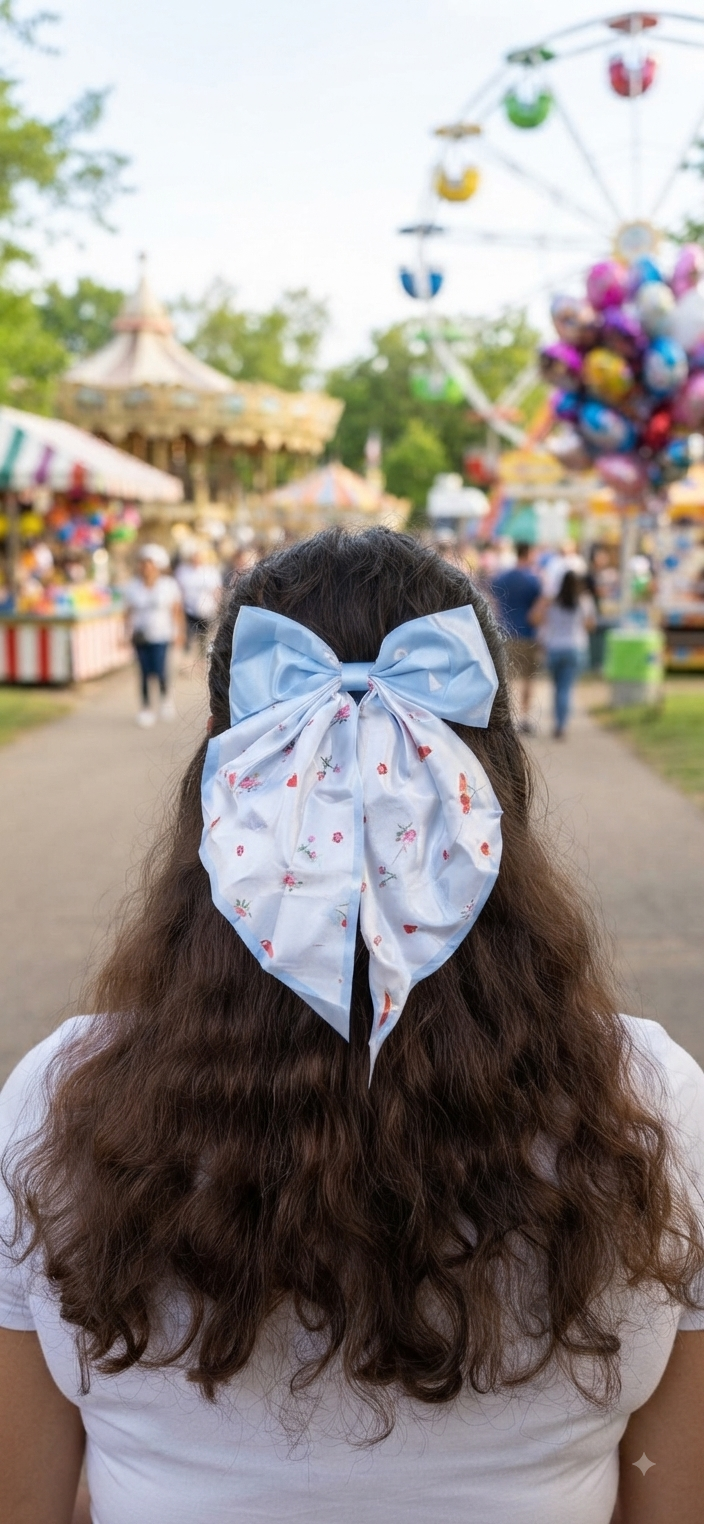 Coquette Cherry Hair Bow – Cute Bow for Girls & Women