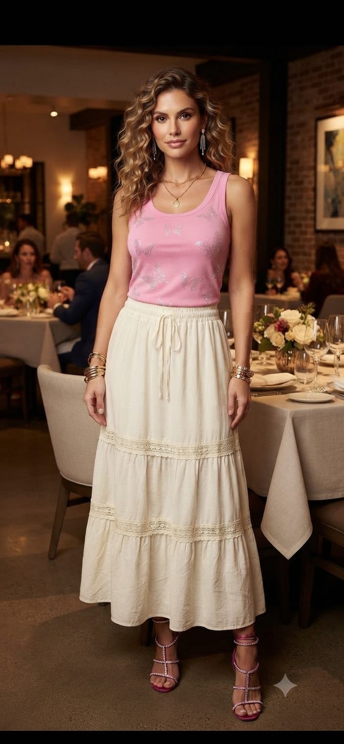 Boho Peasant Skirt | Angelique Boutique
