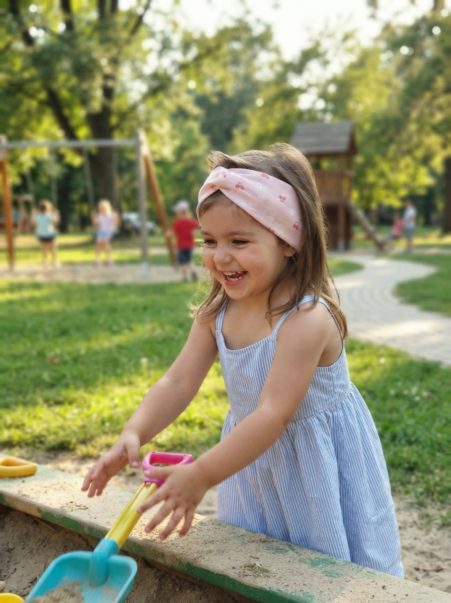 Cherry Hair Band for Girls – Cute Elastic Headband