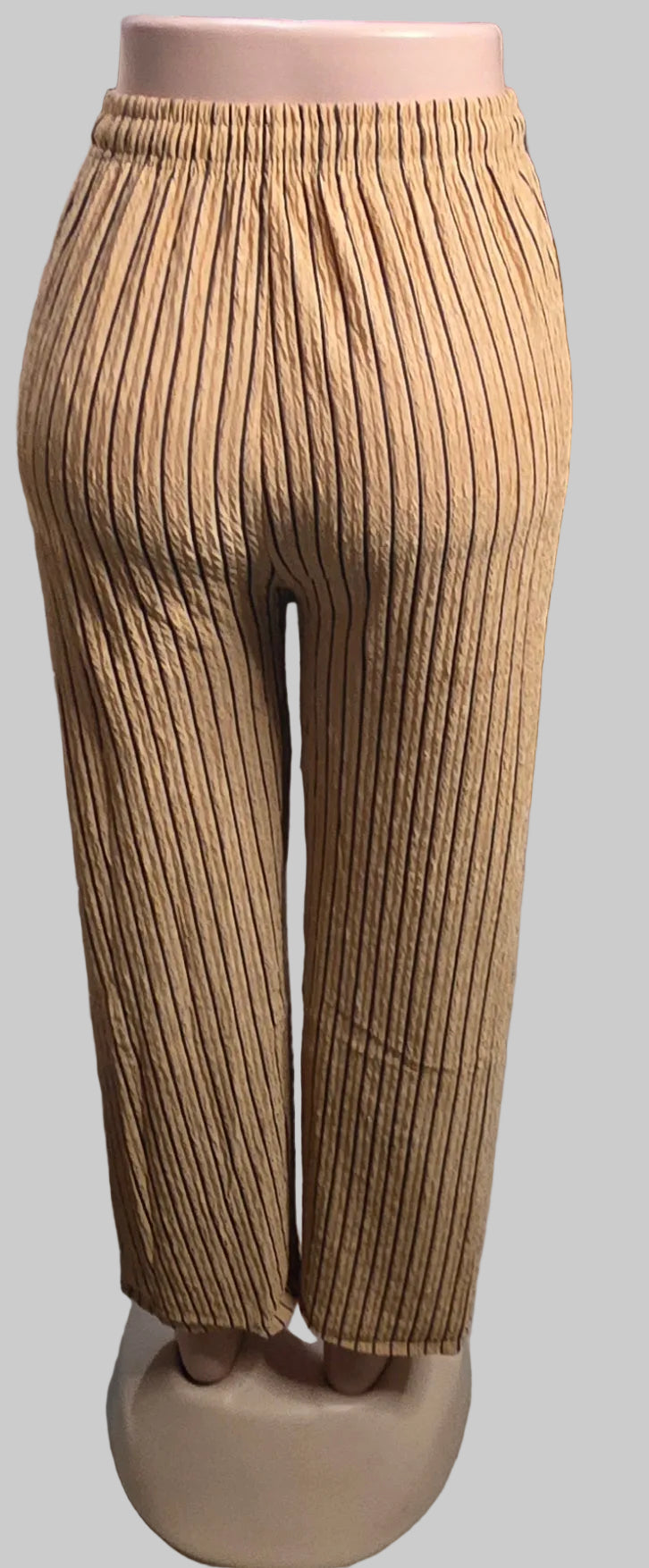 Women's Striped Palazzo Wide-Leg Pants