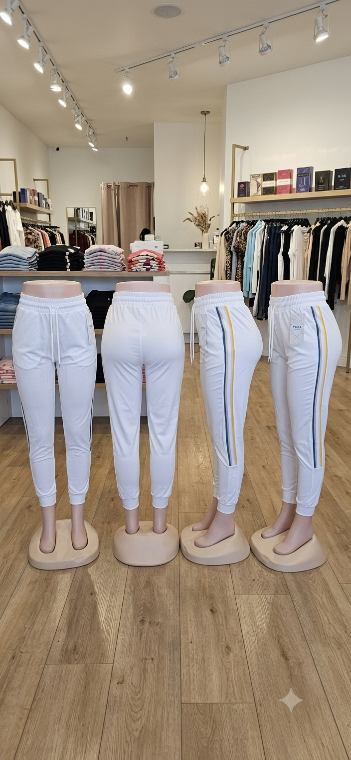 Pantalones Joggers con Bolsillos y Cinta Ajustable en la Cintura