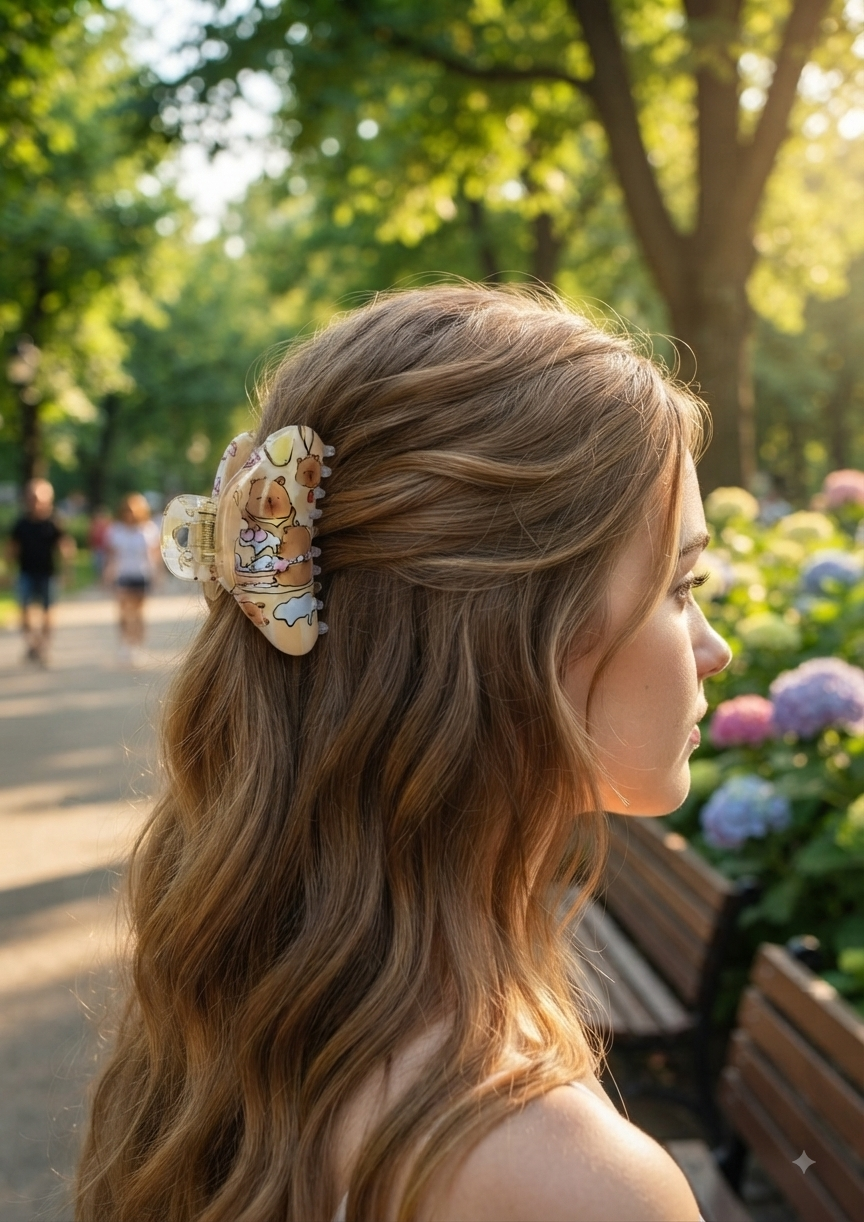 Capybara Hair Clip – Cute Animal Style Assorted